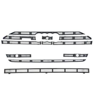 适用19-26款奥迪A6L卡扣式防虫网A4L中网水箱保护防柳絮改装专用