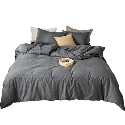 日式四件套全棉纯棉水洗棉248x248床单被套三229x230x250x220x240