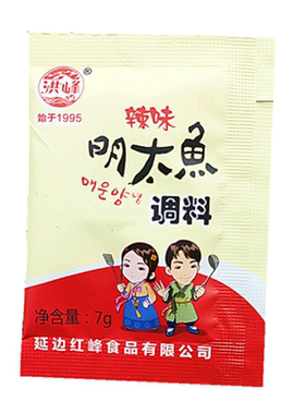 延边洪峰明太鱼调料啤酒蘸料7g
