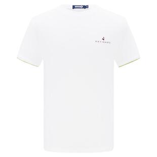 [防水]Navigare意大利小帆船白色速干短袖T恤男夏季圆领打底上衣