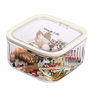 儿童发饰收纳盒大容量发头绳夹发箍发圈手饰整理盒女孩首饰盒防尘