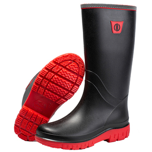雨鞋男款士高筒四季雨靴防水鞋女款轻便防滑钓鱼工作胶鞋洗车涉水