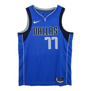 nike耐克NBA达拉斯独行侠卢卡东契奇77号球迷版SW球衣CW3662-489