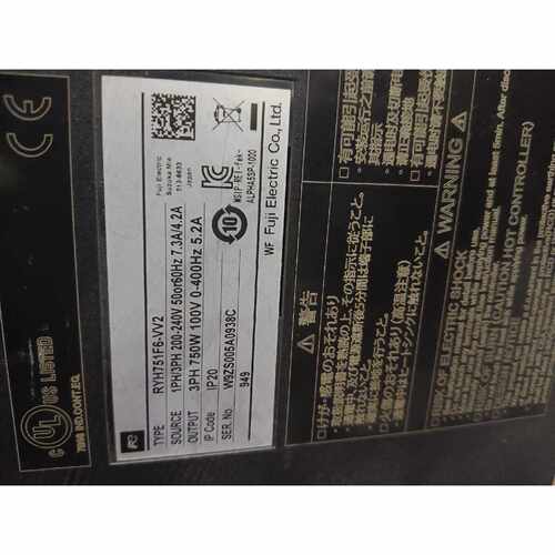 询价下单富士伺服 750w驱动 RYH751F6-VV2