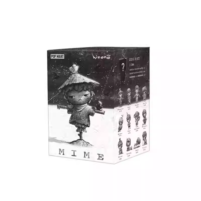 泡泡玛特小野四代默剧盲盒现货