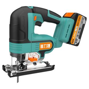 锂电无刷曲线锯木工工具多功能手持木板线锯家用电锯小型切割机