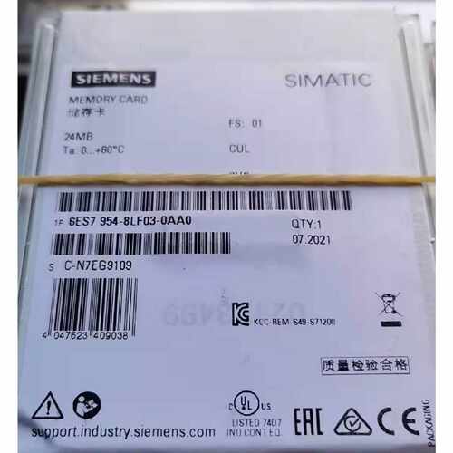 议价全新6ES7954-8LF03-0AA0西门子S7-120024M存储卡6ES79548LF03