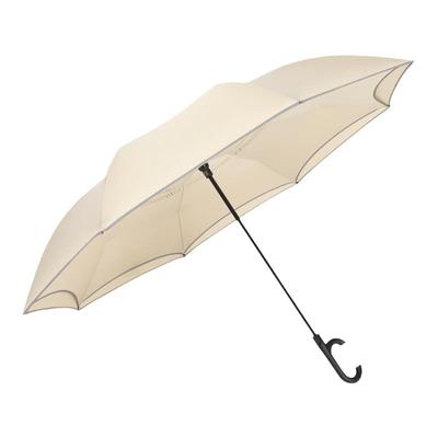新款环扣自动反向伞长柄双层
