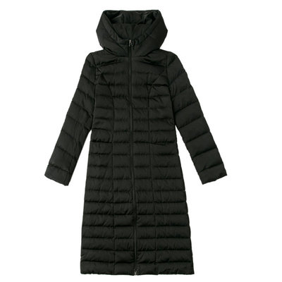 中长款羽绒服气质连帽修身显瘦