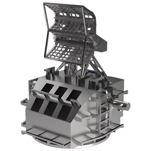 恒辉 明轮 700017 1/700 MK37火控系统和雷达天线 3D打印树脂模型