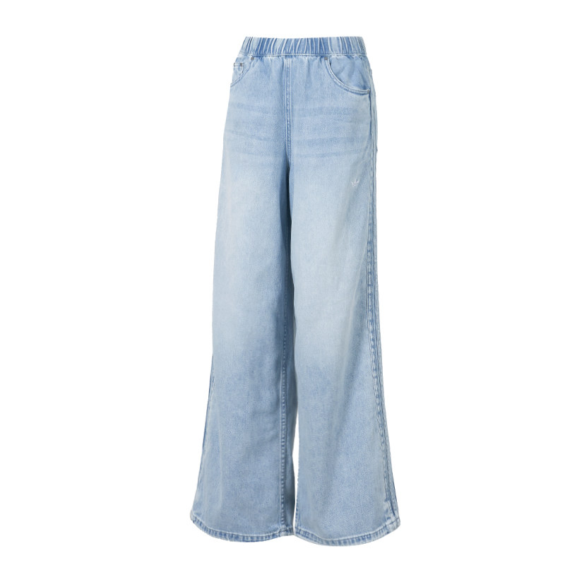 【正品】阿迪达斯三叶草牛仔裤女