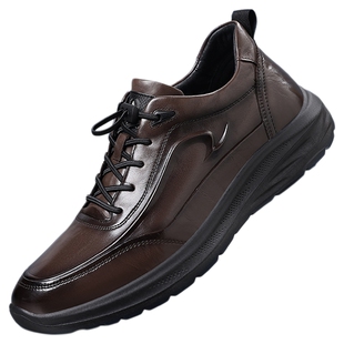 奥康 男鞋2026春季新款户外运动男士皮鞋真皮头层牛皮商务休闲鞋H