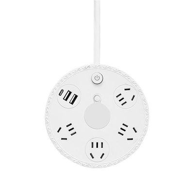 伸缩多功能插座带usb插排带线排插线板延长拖线板充电桌面保护