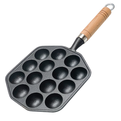 铸铁家用不粘烤盘章鱼小丸子