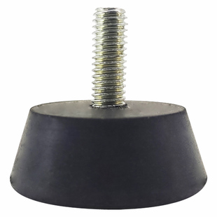 橡胶防滑脚垫缓冲减震带螺丝杆M6家具桌椅可调节脚杯抗压避振地脚