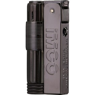 奥地利imco打火机爱酷6700全套黑冰煤油火机老式复古个性防风男士