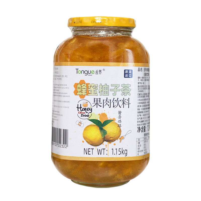 舌界蜂蜜柚子茶韩国原装进口
