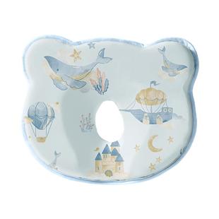 巧乐熊婴儿枕头硅胶婴儿枕新生头型矫正宝宝防偏头0到6个月定型枕