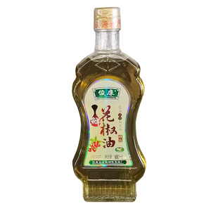 四川特产俊康汉源花椒油400ml特麻麻油麻椒油麻得倒家用玻璃瓶装