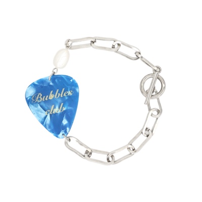 吉他拨片手链小众珍珠