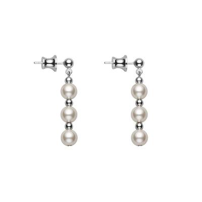 DELTA澳白珍珠小众设计感耳饰