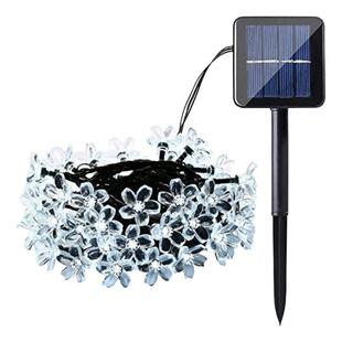 樱花太阳能灯串户外防水庭院花园阳台装饰露营挂树上氛围led彩灯