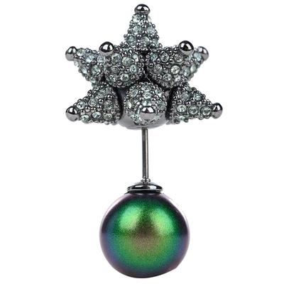 Swarovski/施华洛世奇五角星两对装耳饰耳钉女士限定