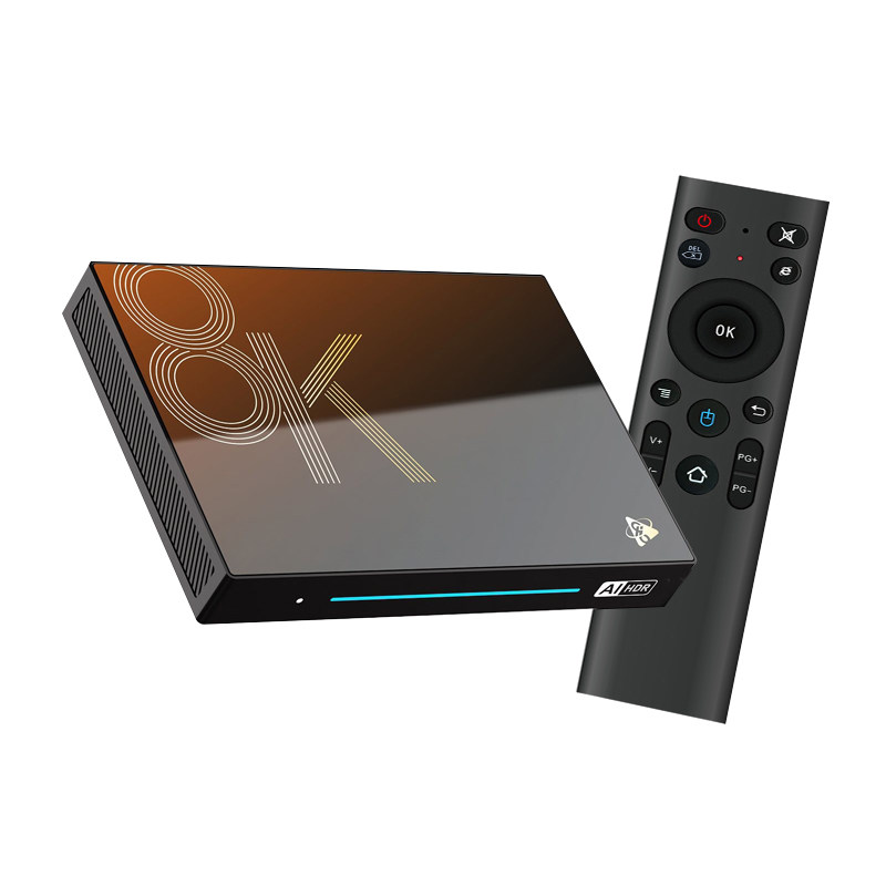 8K网络蓝光播放器H96电视盒机顶盒家用安卓14通用杜比DTS4K120HZ