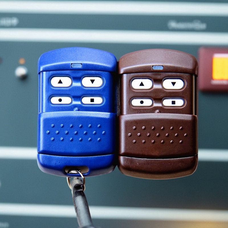 麒麟安麟湘天电动卷帘门车库门遥控器拨码滚码350M433M手柄HCS301