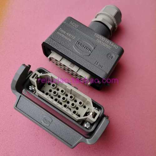 HARTING连接器09200160301开孔底座HAN-16A-agg-LB浩亭原装新现货