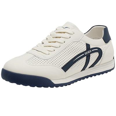 森达德训鞋男2025夏季新款商场同款打孔透气休闲板鞋1XG01BM5