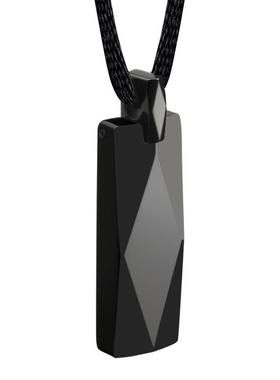 钨金吊坠男士原色个性项链配饰黑