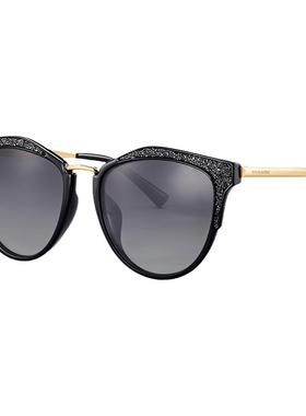 海伦凯勒太阳镜高清偏光圆脸大框