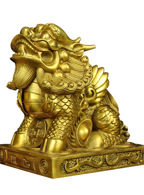 铜之匠黄铜独角兽公母貔貅