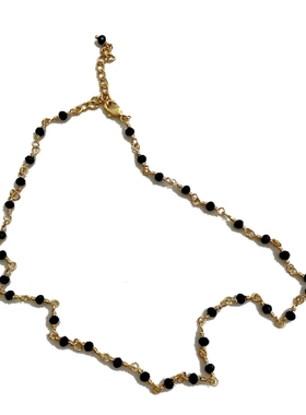 INNOSENSE高级感黑晶串珠锁骨链