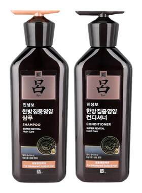 韩国黑吕洗发水人参灵芝养护头皮