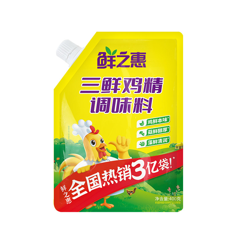 鲜之惠三鲜鸡精400G*3袋