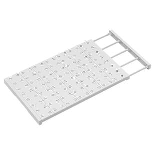 日本进口衣柜分层隔板柜子免钉免打孔伸缩置物架橱柜隔层隔断神器