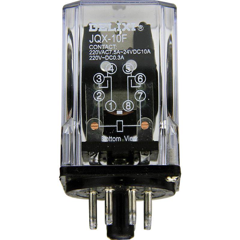德力西中间继电器220v交流 JTX-3C继电器11圆脚24v小型继电器