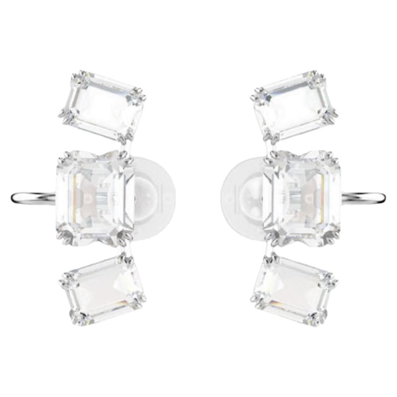 Swarovski/施华洛世奇Millenia系列女士八角形切割夹式耳环送礼物