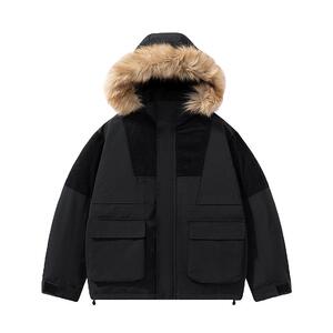 PANCOAT棉服男款冬季情侣加厚保暖连帽棉衣男士外套休闲宽松棉袄