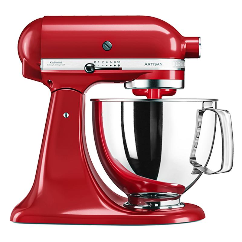 KitchenAid多功能家用小型厨师机奶油搅拌机揉面机鲜奶机125