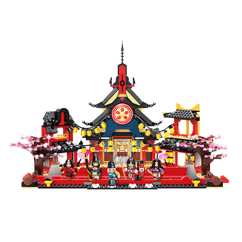 正版阴阳师积木模型生日礼物