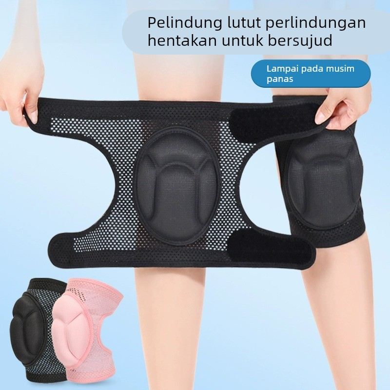 护膝跪地专用干活男女士爬行防摔膝盖关节损伤保护套夏季骑车跪拜