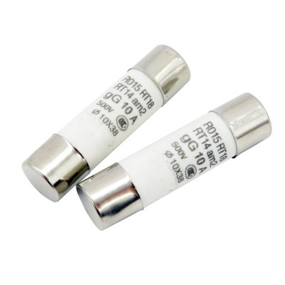 陶瓷熔断器RO15 10*38MM1/2/3/4/5/6/8/10-32A RT14/18熔芯保险丝