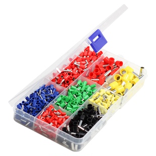 管型端子双线预绝缘针型管状冷压接线端子1508针型端头收纳盒