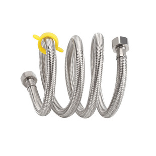 4分加长软管进水管冷热1米3米4米6米10米热水器不锈钢防爆编织管