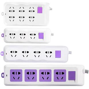 飞雕10A转16A空调插座三孔排插16A大功率插线板转换器高功率