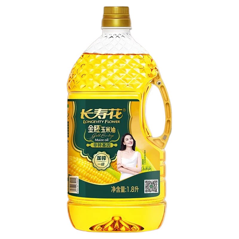 长寿花金胚玉米油1.8L装