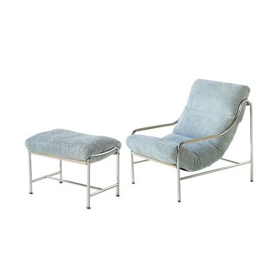 舒梵客厅懒人躺椅带脚凳